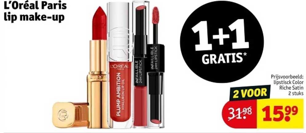 L’Oréal Paris lip make-up