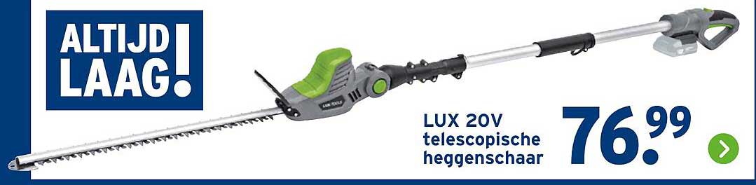 LUX 20V telescopische heggenschaar