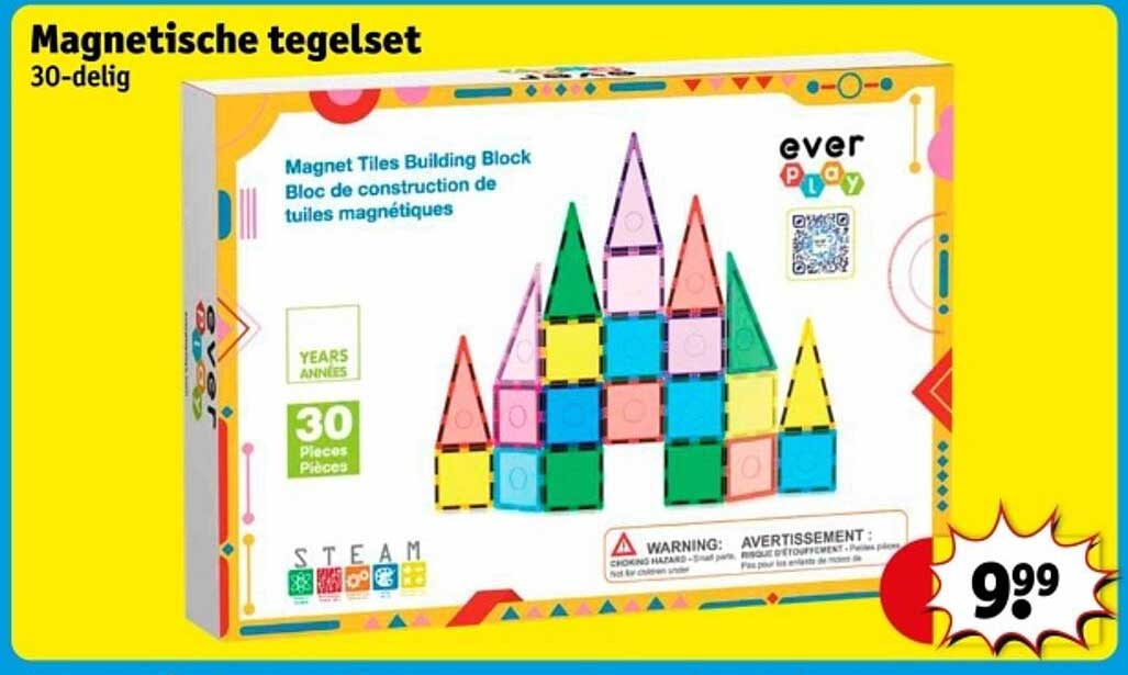 Magnetische tegset 30-delig
