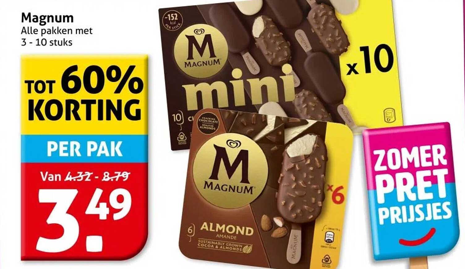 Magnum - Tot 60% korting