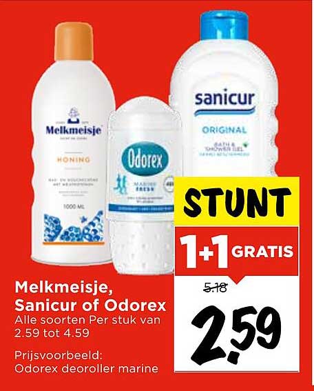 Melkmeisje, Sanicur of Odorex