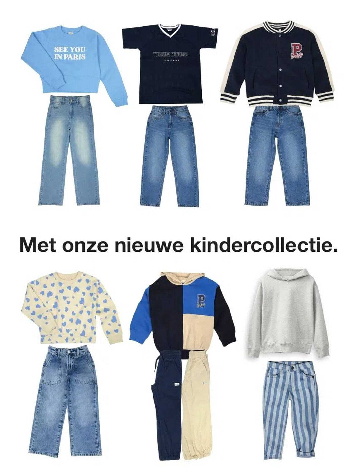 Met onze nieuwe kindercollectie.