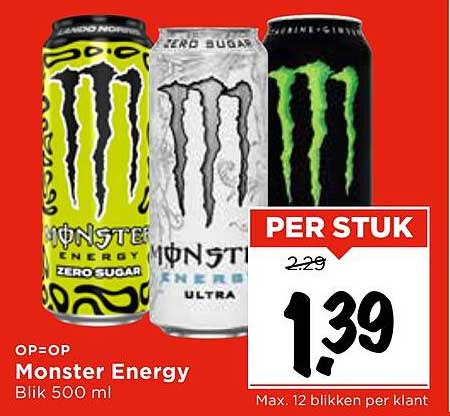 Monster Energy Blik 500 ml