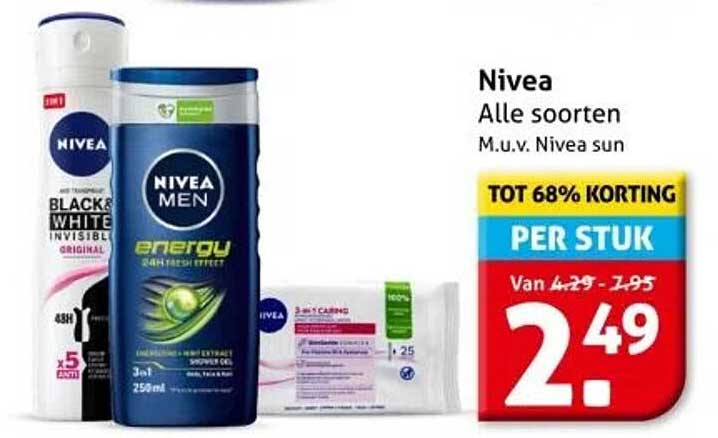Nivea Alle soorten M.u.v. Nivea sun