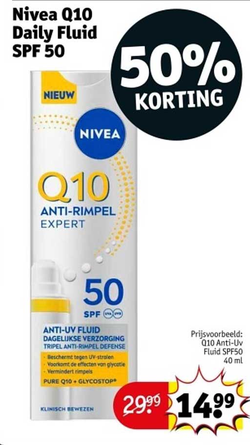 Nivea Q10 Daily Fluid SPF 50