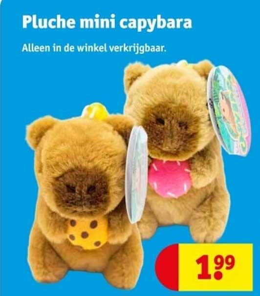 Pluche mini capybara