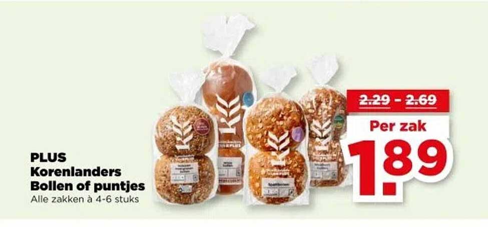 PLUS Korenlanders Bollen of puntjes