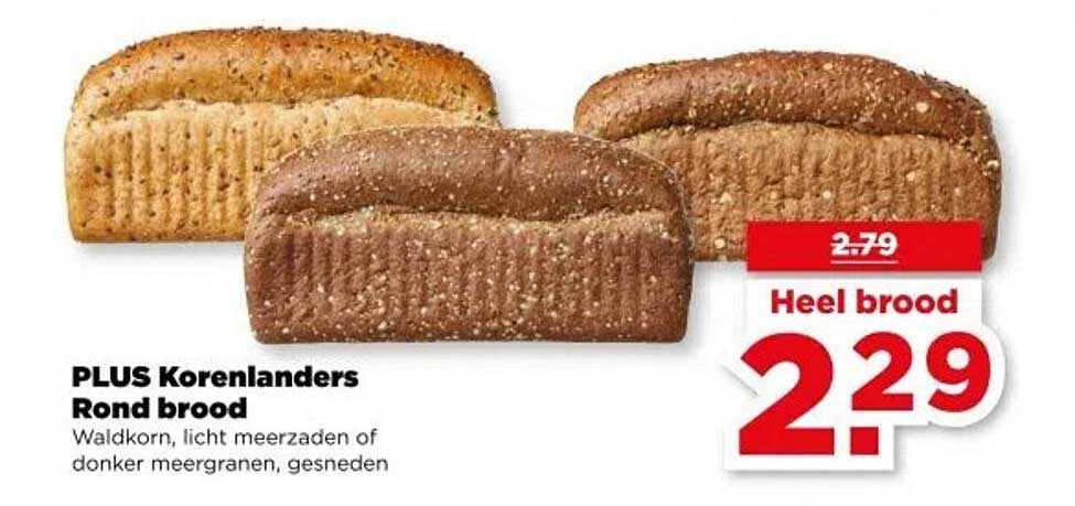 PLUS Korenlanders Rond brood