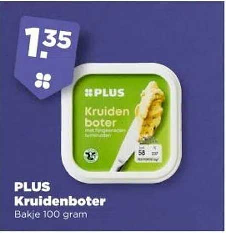 PLUS Kruidenboter Bakje 100 gram