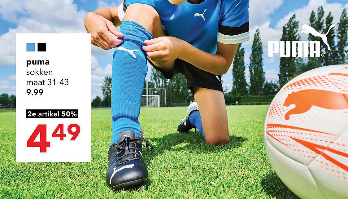 puma sokken maat 31-43