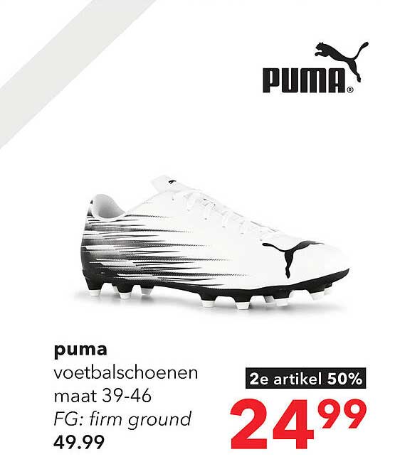 puma voetbalschoenen maat 39-46 FG: firm ground
