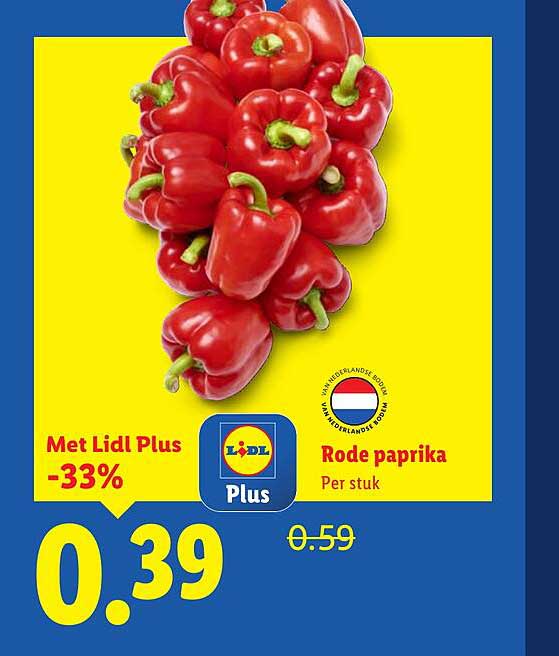 Rode paprika