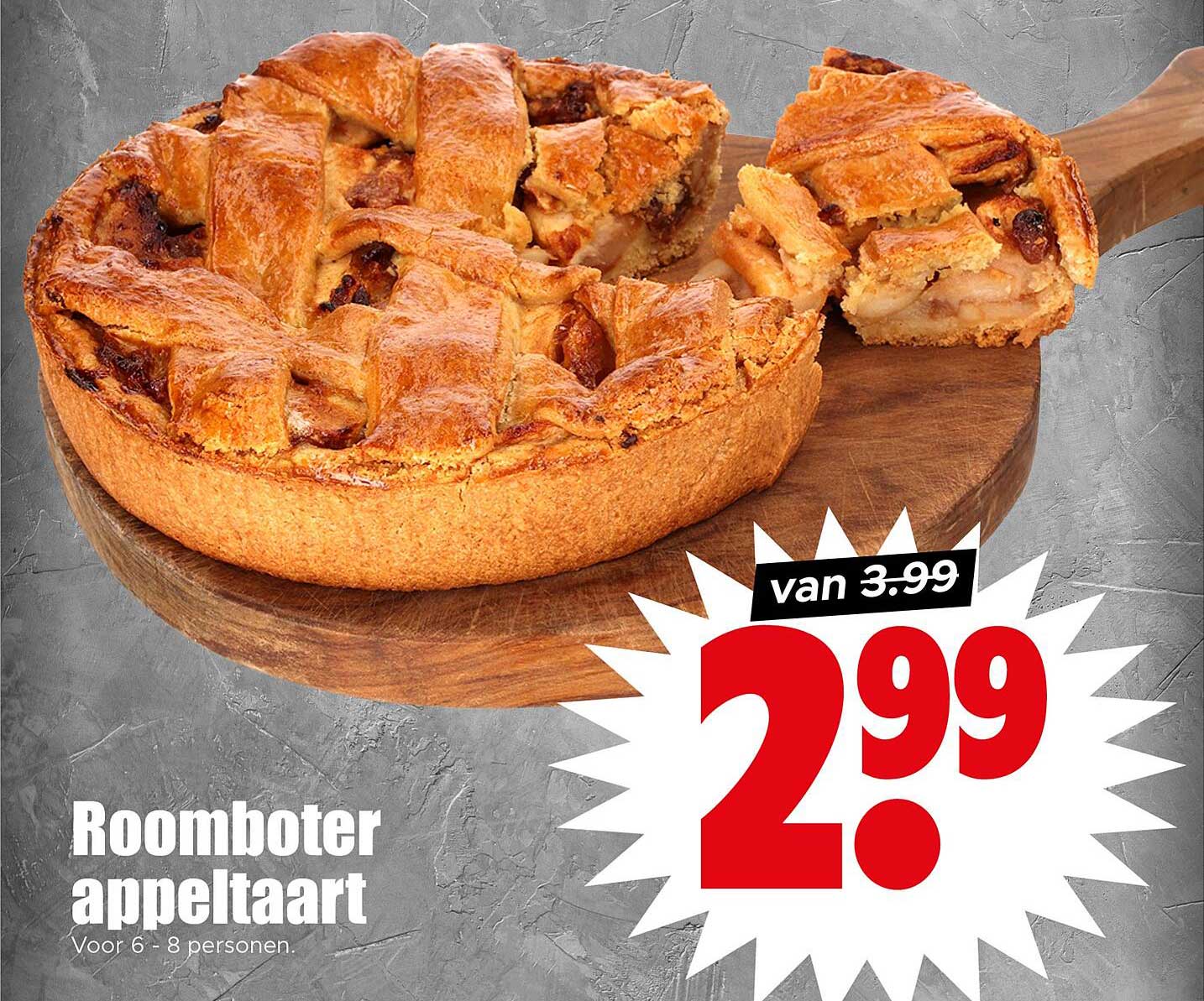 Roomboter appeltaart