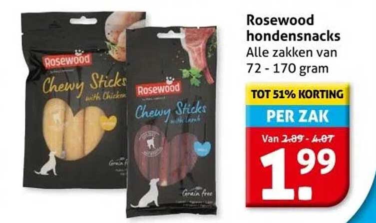 Rosewood hondensnacks