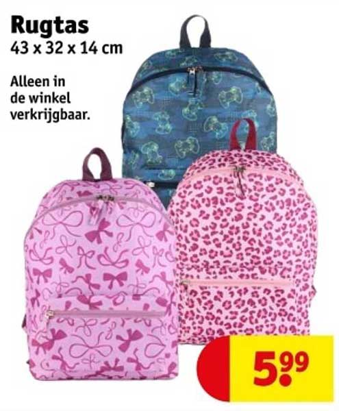Rugtas 43 x 32 x 14 cm