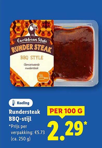 Rundersteak BBQ-stijl