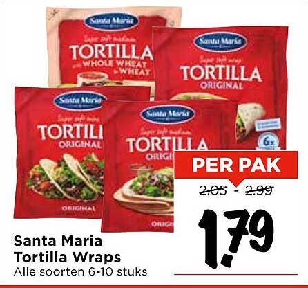 Santa Maria Tortilla Wraps
