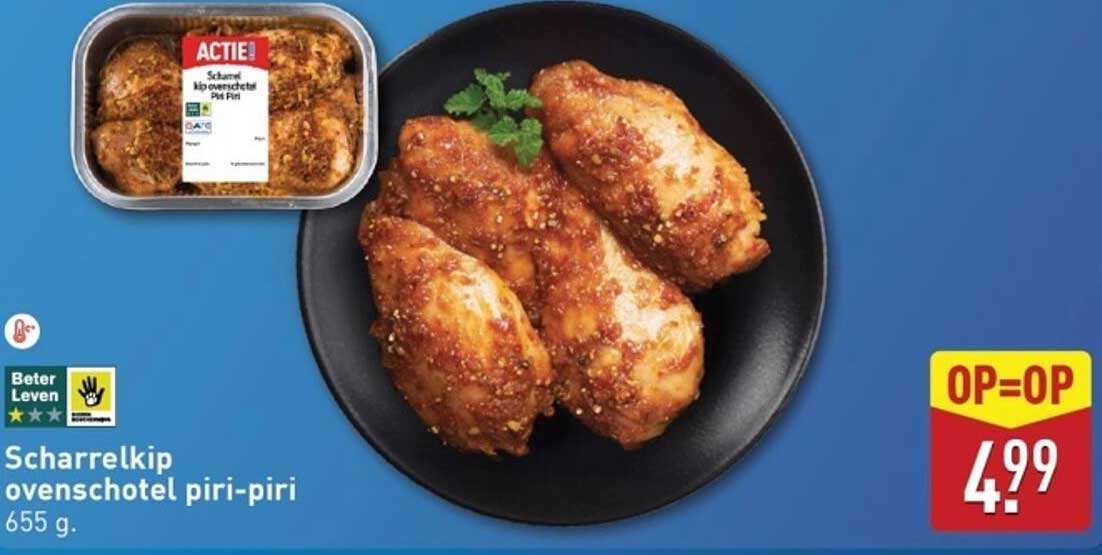 Scharrkelkip ovenschotel piri-piri 655 g