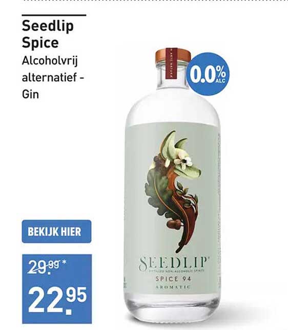 Seedlip Spice Alcoholvrij alternatief - Gin