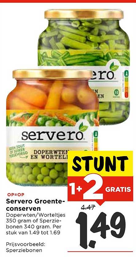 Servero Groente-conserven