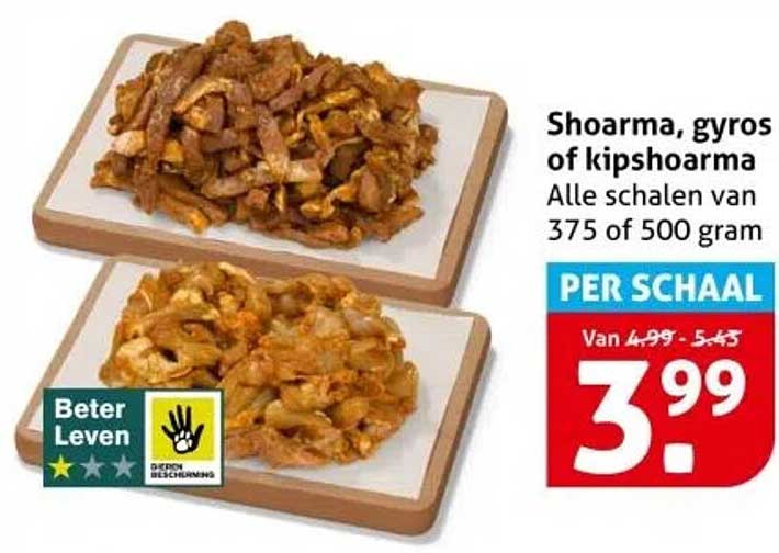 Shoarma, gyros of kipshoarma