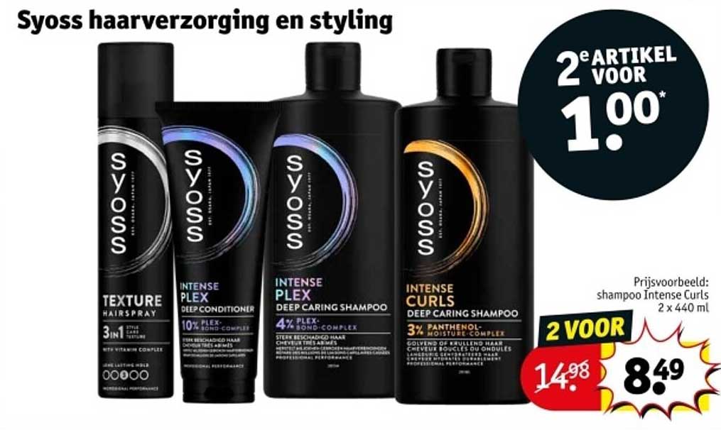 Syoss haarverzorging en styling