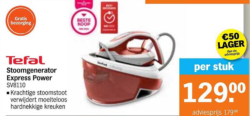 Tefal Stoomgenerator Express Power SV8110
