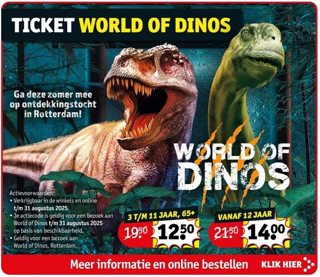 TICKET WORLD OF DINOS