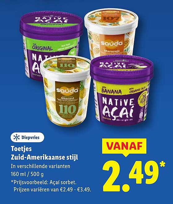 Toetjes Zuid-Amerikaanse stijl