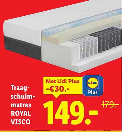 Traagschuim-matras ROYAL VISCO