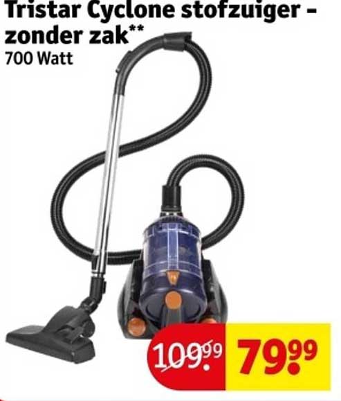 Tristar Cyclone stofzuiger - zonder zak**