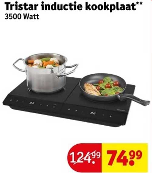 Tristar inductie kookplaat** 3500 Watt