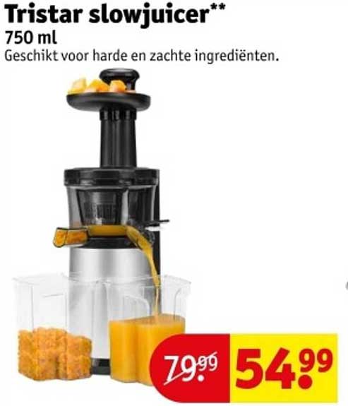 Tristar slowjuicer** 750 ml