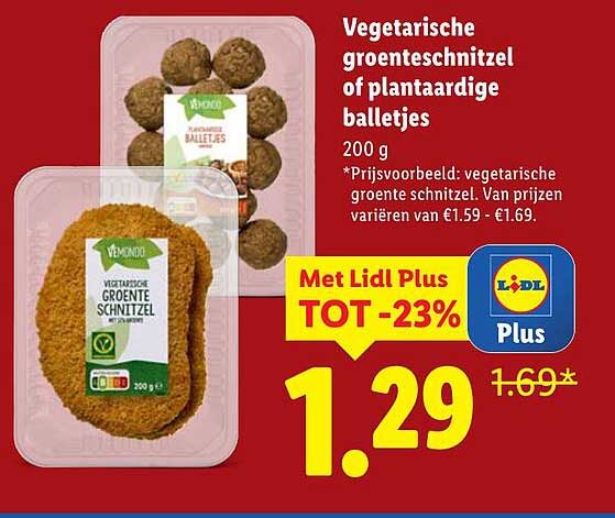 Vegetarische groenteschnitzel of plantaardige balletjes