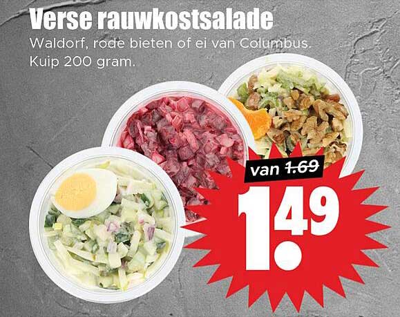Verse rauwkostsalade