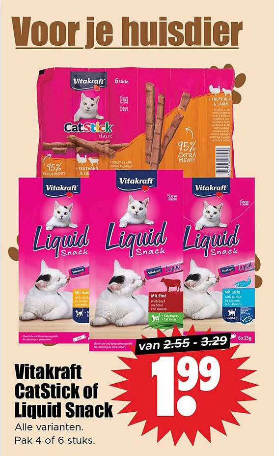 Vitakraft CatStick of Liquid Snack