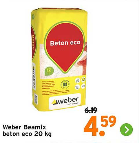 Weber Beamix beton eco 20 kg