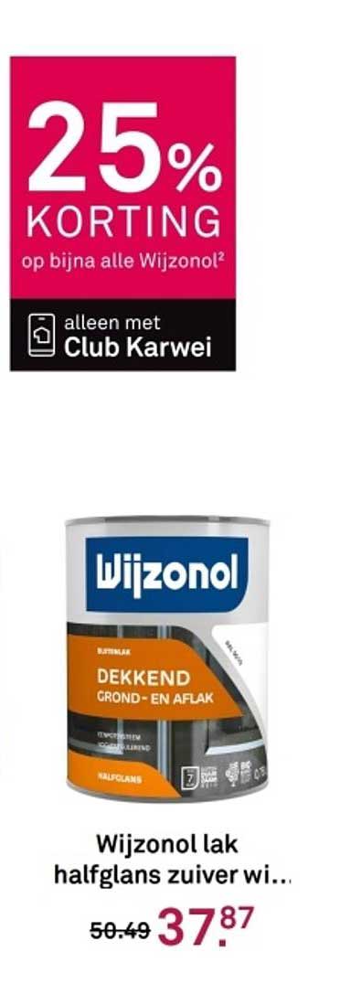 Wijzonol lak halfglans zuiver wit