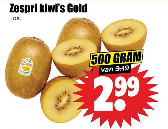Zespri kiwi's Gold