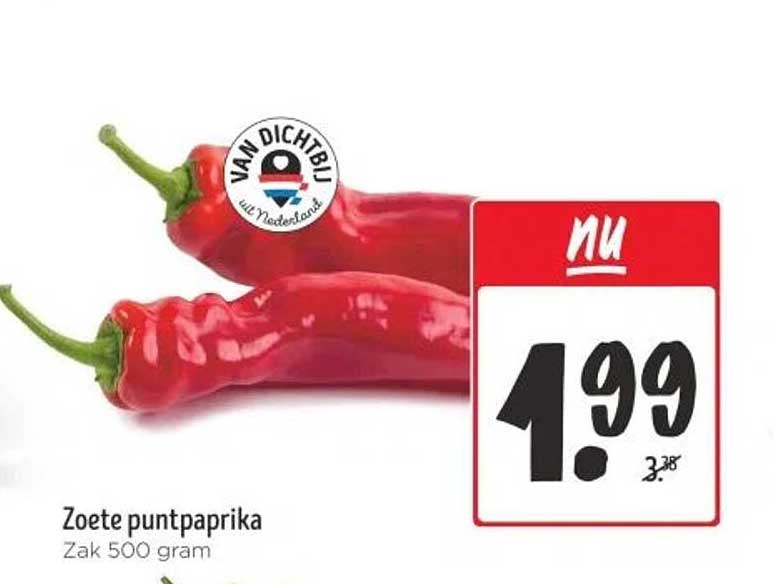 Zoete puntpaprika