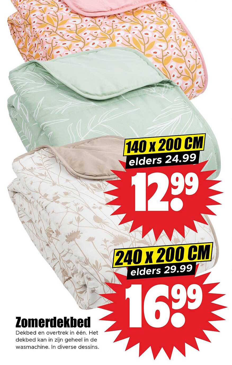 Zomerdekbed