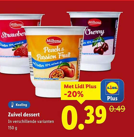 Zuivel dessert