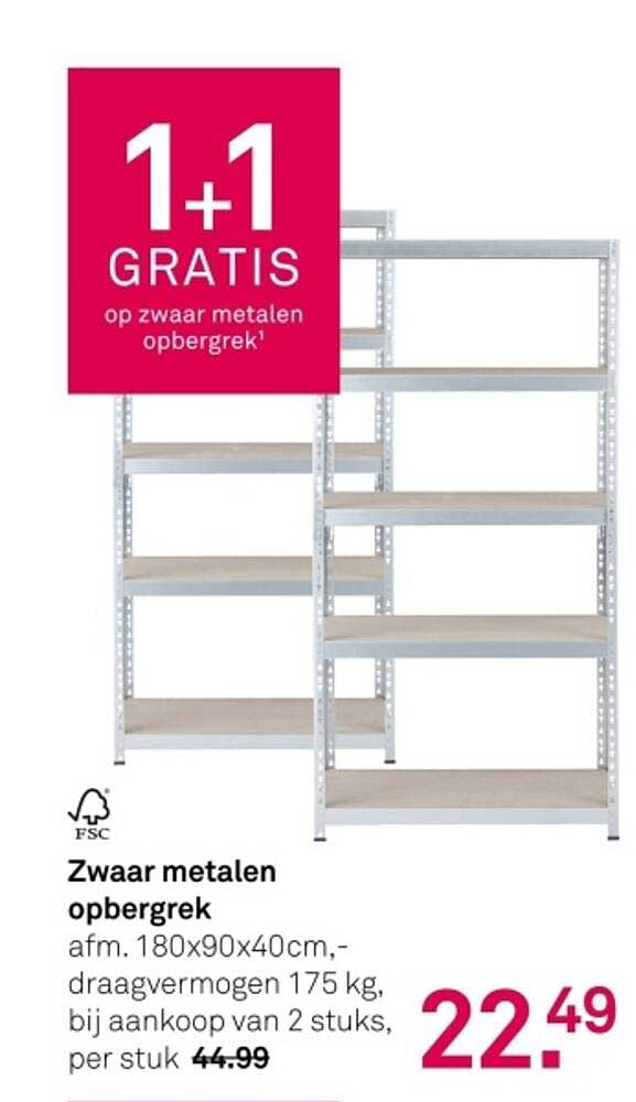 Zwaar metalen opbergrek