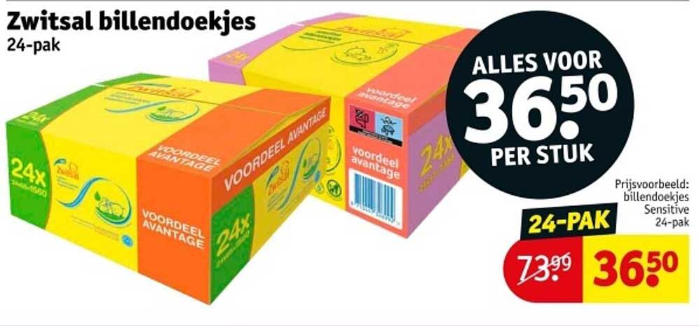 Zwitsal billendoekjes 24-pak