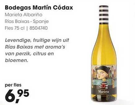 Bodegas Martín Códax Marieta Albariño Rías Baixas - Spanje