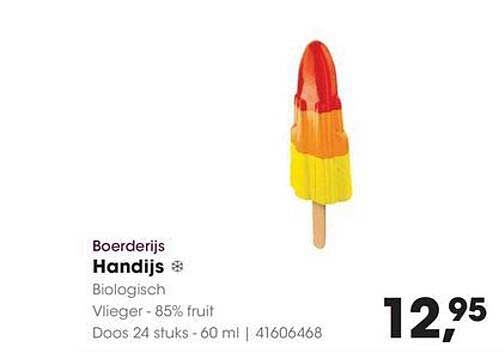 Boerderij ijs Handijs Biologisch Vlieger - 85% fruit