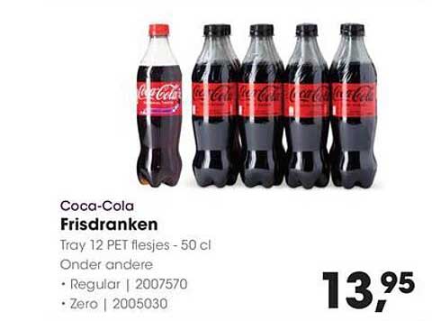 Coca-Cola Frisdranken Tray 12 PET flesjes - 50 cl