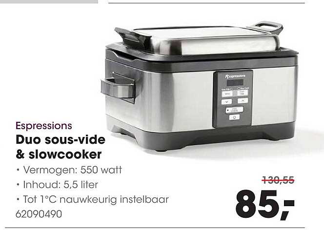 Duo sous-vide & slowcooker