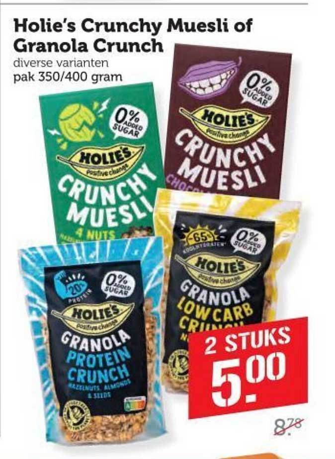 Holie’s Crunchy Muesli of Granola Crunch