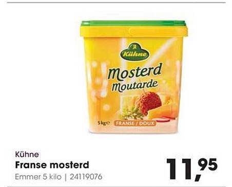 Kühne Franse mosterd